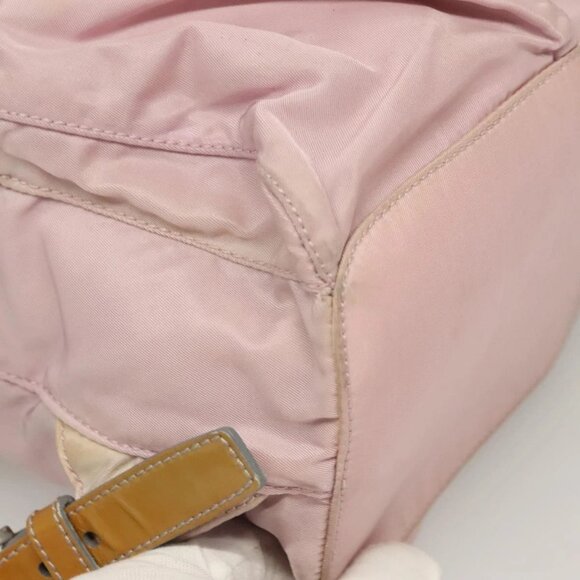 PRADA Backpack Nylon Pink Silver Auth 125696 - Picture 3 of 16